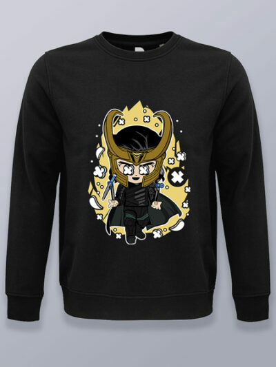 Sudadera sin capucha Loki cabezón
