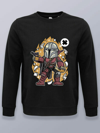 Sudadera sin capucha Mandalorian cabezón