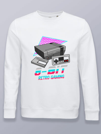 Sudadera sin capucha NES 8 bits