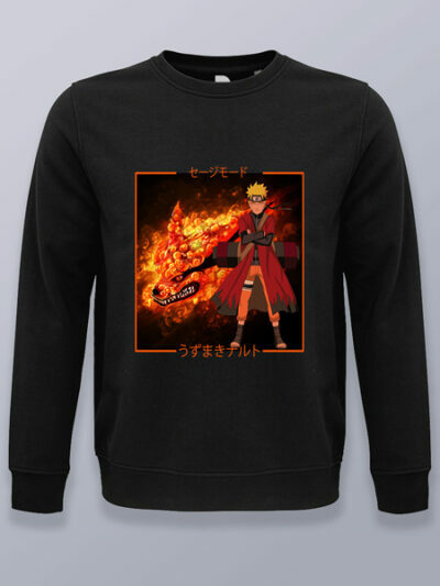 Sudadera sin capucha Naruto modo sage