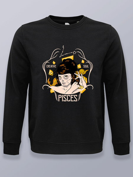 Sudadera sin capucha Piscis