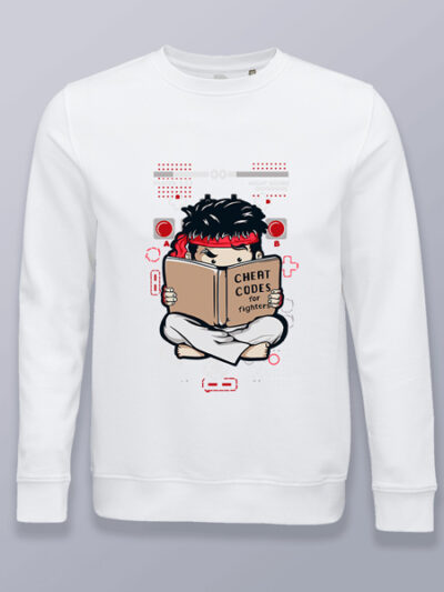 Sudadera sin capucha Ryu haciendo trampas