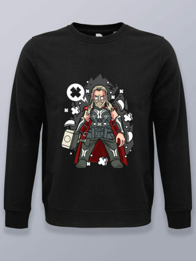 Sudadera sin capucha Thor con mjolnir