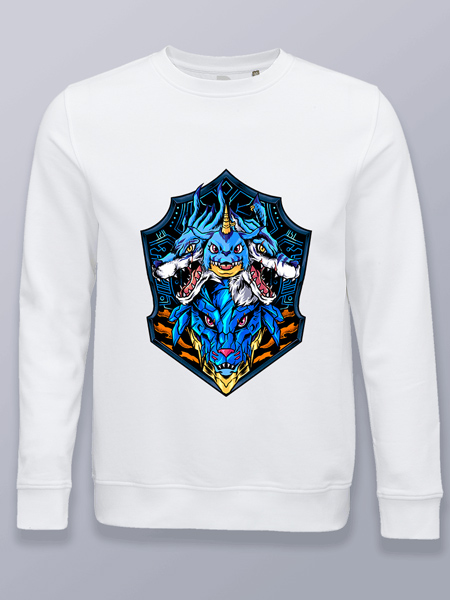 Sudadera sin capucha blue warrior