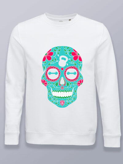 Sudadera sin capucha calavera mejicana de GYM