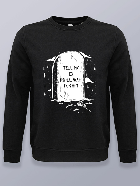 Sudadera sin capucha dile a mi ex