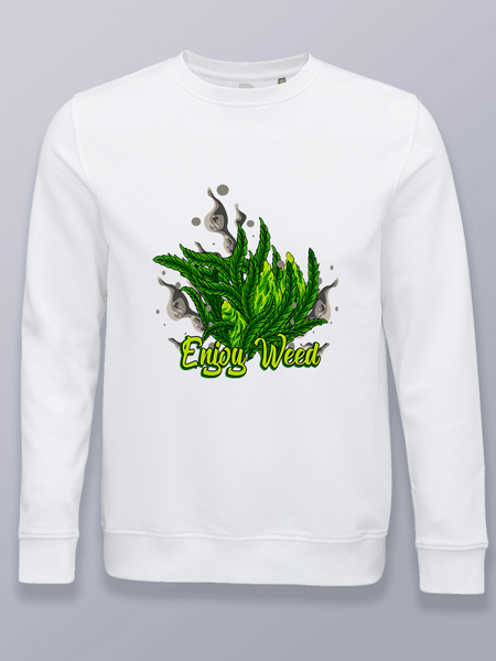 Sudadera sin capucha disfruta la hierba