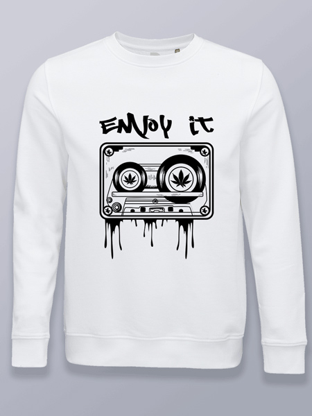 Sudadera sin capucha enjoy it