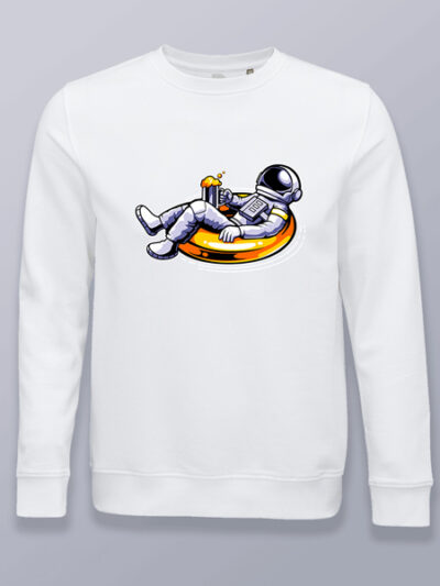 Sudadera sin capucha es verano y el astronauta lo sabe