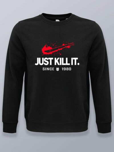 Sudadera sin capucha just kill it 1980