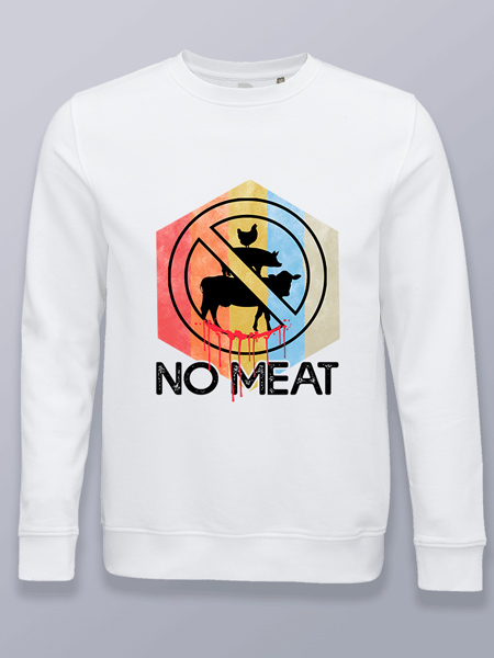 Sudadera sin capucha no carne