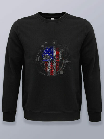 Sudadera sin capucha parca estadounidense