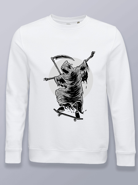 Sudadera sin capucha parca patinando