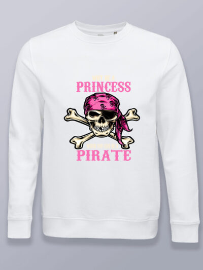 Sudadera sin capucha por que ser una princesa