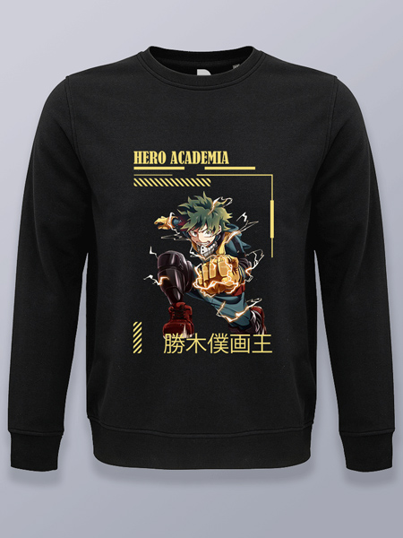 Sudadera sin capucha puño Izuku My hero academia