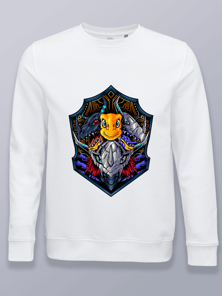 Sudadera sin capucha red warrior