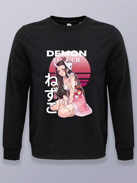 Sudadera sin capucha sexy Nezuko
