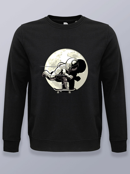 Sudadera sin capucha skate the moon