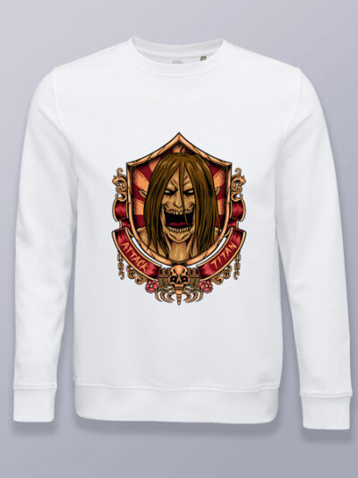 Sudadera sin capucha titán de ataque Attack on titan