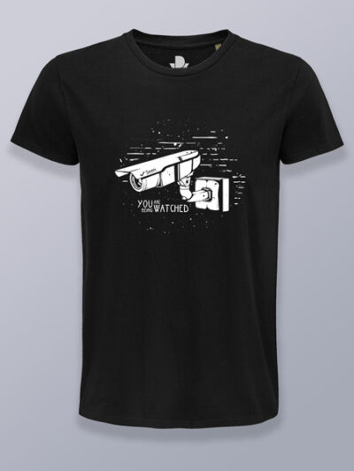 Camiseta hombre estás siendo observado