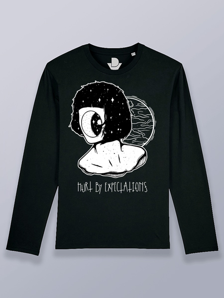 Camiseta hombre manga larga herida por expectativas