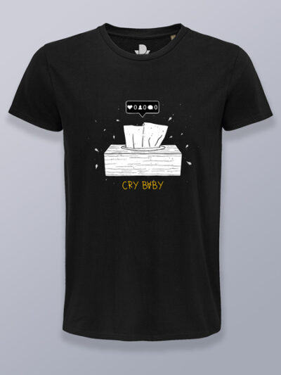 Camiseta hombre llora cariño