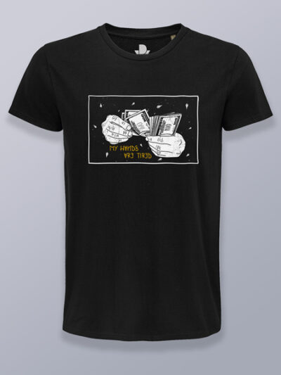 Camiseta hombre mis manos están cansadas