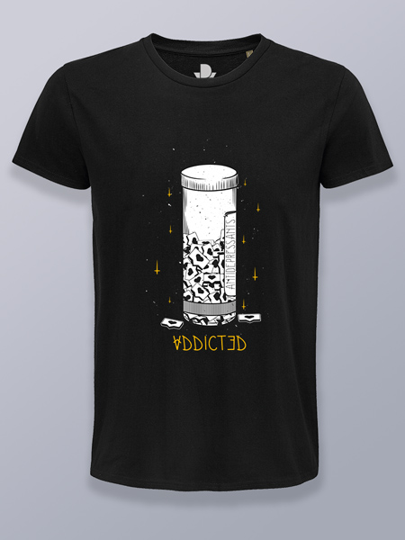 Camiseta hombre adicción a los likes
