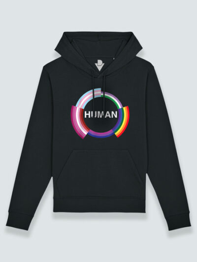 Sudadera con capucha humano banderas LGTBIQ+