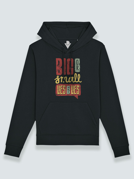 Sudadera con capucha las mentiras son mentiras