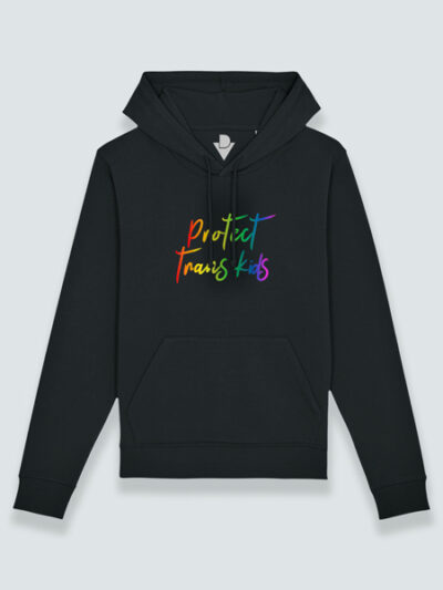 Sudadera con capucha protege niños trans