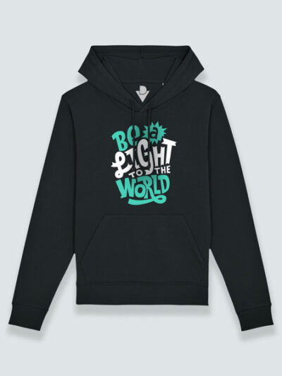 Sudadera con capucha sé una luz