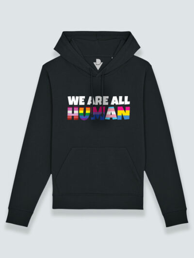 Sudadera con capucha somos humanos LGTBIQ+