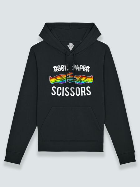 Sudadera con capucha tijeras LGTBIQ+