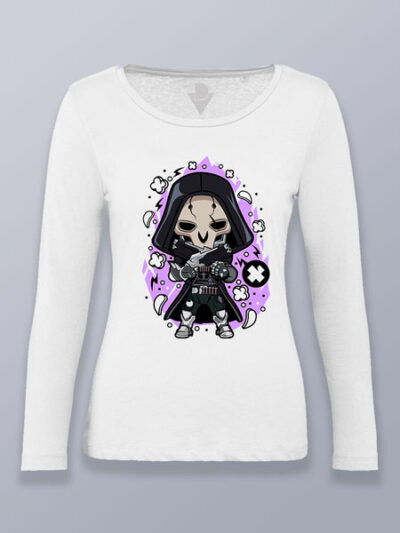Camiseta mujer manga larga Reaper Overwatch