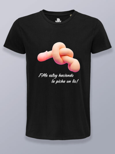 Camiseta hombre La picha hecha un lío