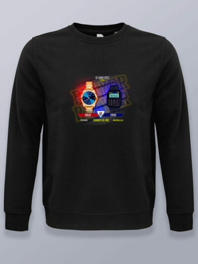 Sudadera sin capucha Rolex vs Casio