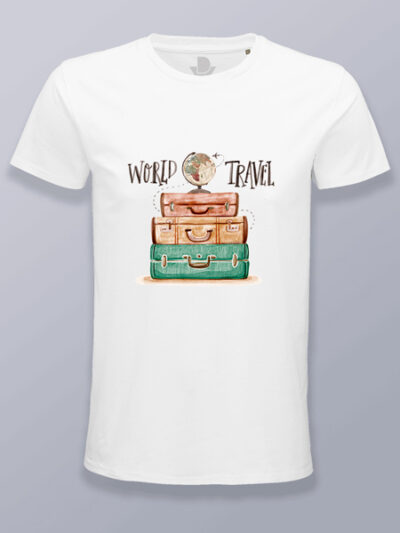 Camiseta viaje por el mundo