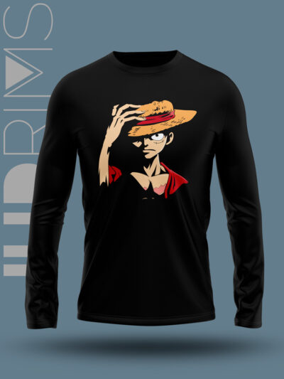 Camiseta manga larga Luffy en la sombra
